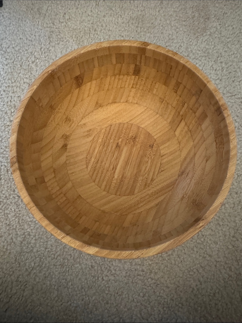 IKEA Bamboo Serving Bowl - Natural Wood